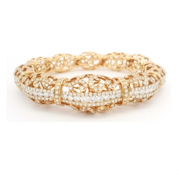 Bespoke Bangle - 18K Gold Diamonds