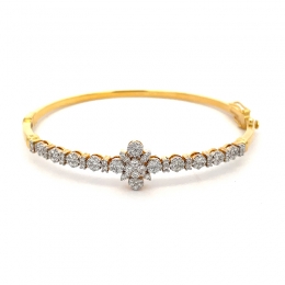 Dazzling Diamond Bangle Bracelet