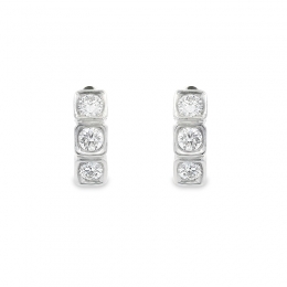 18K Gold Diamond Earrings