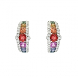 Vibrant Rainbow Earrings