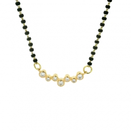 Elegant Gold Diamond Mangalsutra