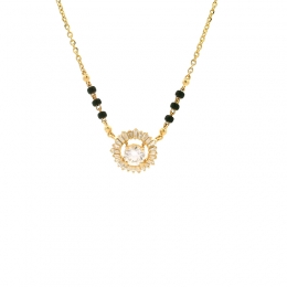 18K Gold Diamond Mangalsutra