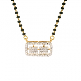 18K Gold Diamond Mangalsutra