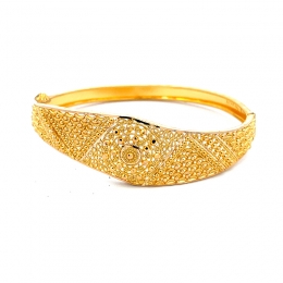 Exquisite 22K Gold Bangle Bracelet