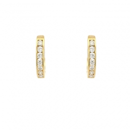 Stunning Diamond Huggies Earrings