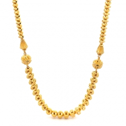 Statement Necklace in 22K Gold - 18 inch