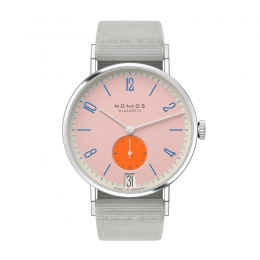 Tangente 38 Datum Flamingopink 175 Years Watchmaking Glashütte