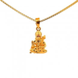 Hanuman Pendant in 22K Gold