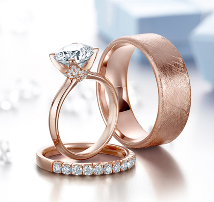 Diamond Wedding Ring Set for Women Round Brilliant Center Diamond  Engagement Ring With Enhancer Wedding Bands 14K White Gold 1.85 Carat  (G,SI) - Walmart.com