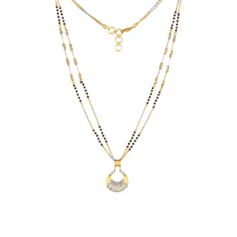 22K Two-Toned Gold Mangalsutra