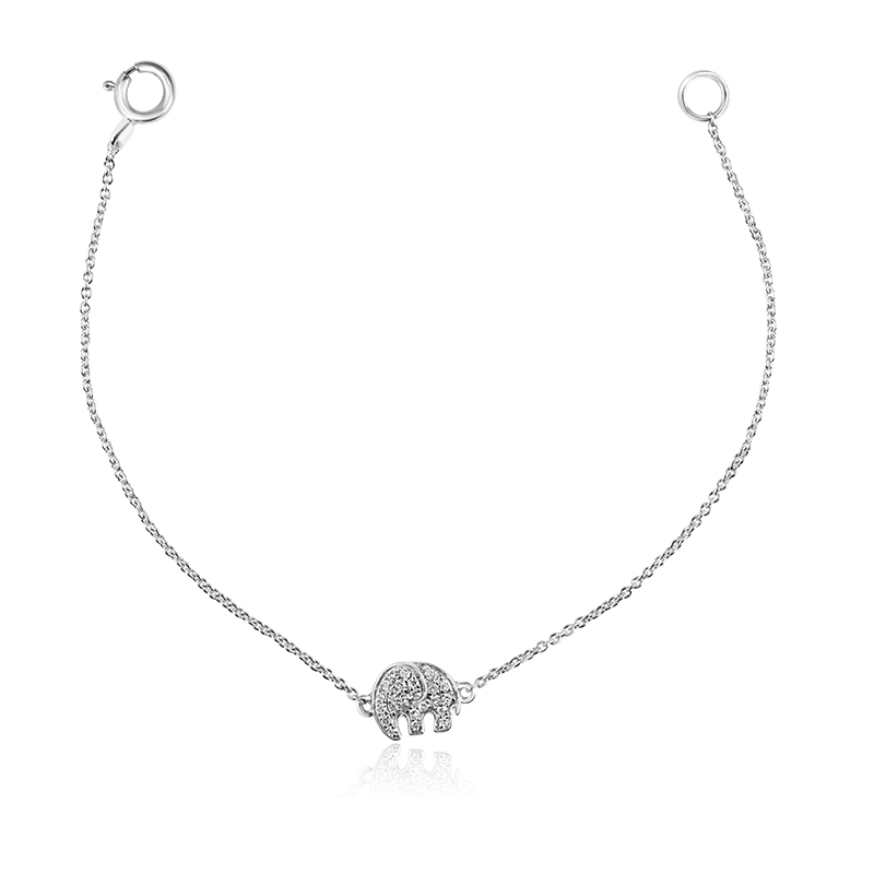 Buy Shaya by CaratLane The Wise One Elephant Charm Bracelet in Gold Plated  925 Silver at Amazon.in