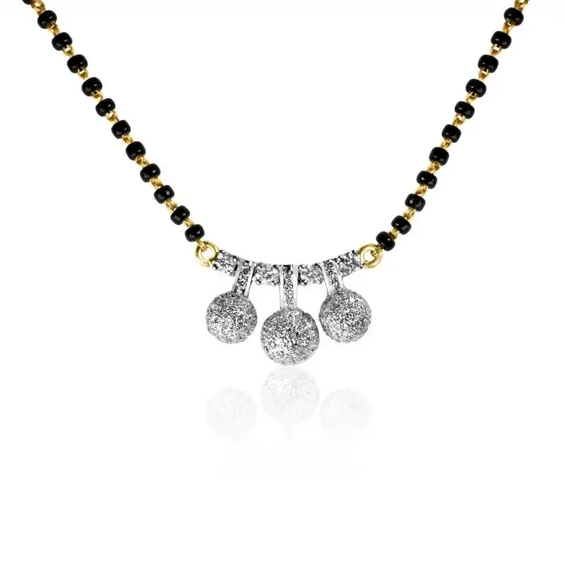 18K Gold Diamond Mangalsutra