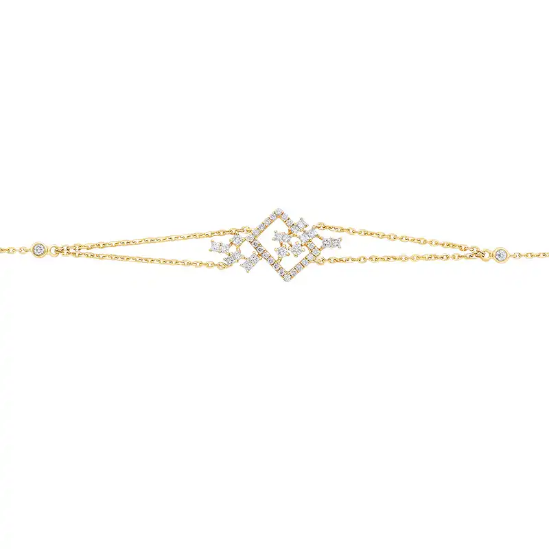 18K Gold Diamond Bracelet