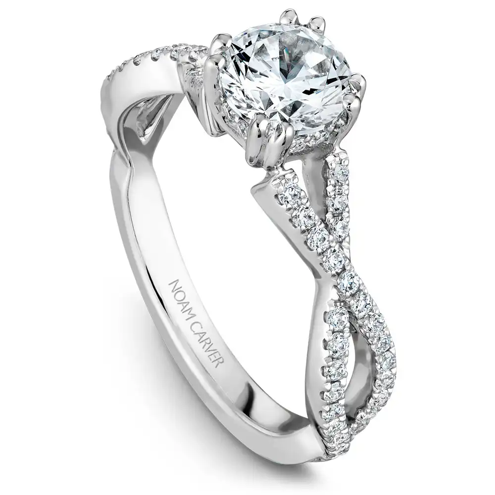 Noam Carver Semi Mount Engagement Ring