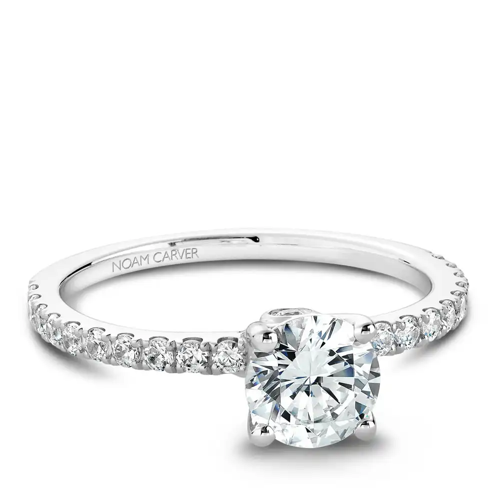 Noam Carver Semi Mount Engagement Ring