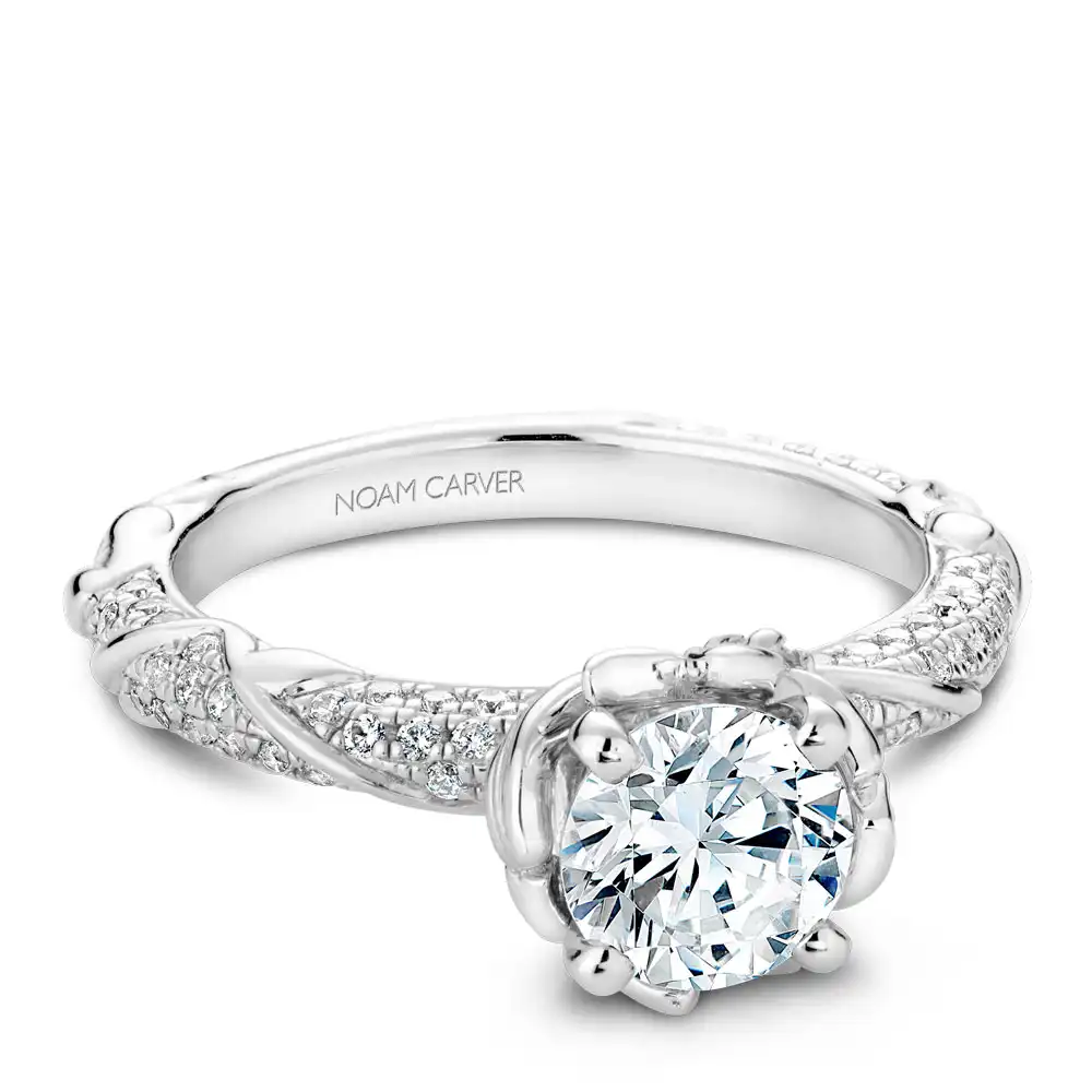 Noam Carver Semi Mount Engagement Ring