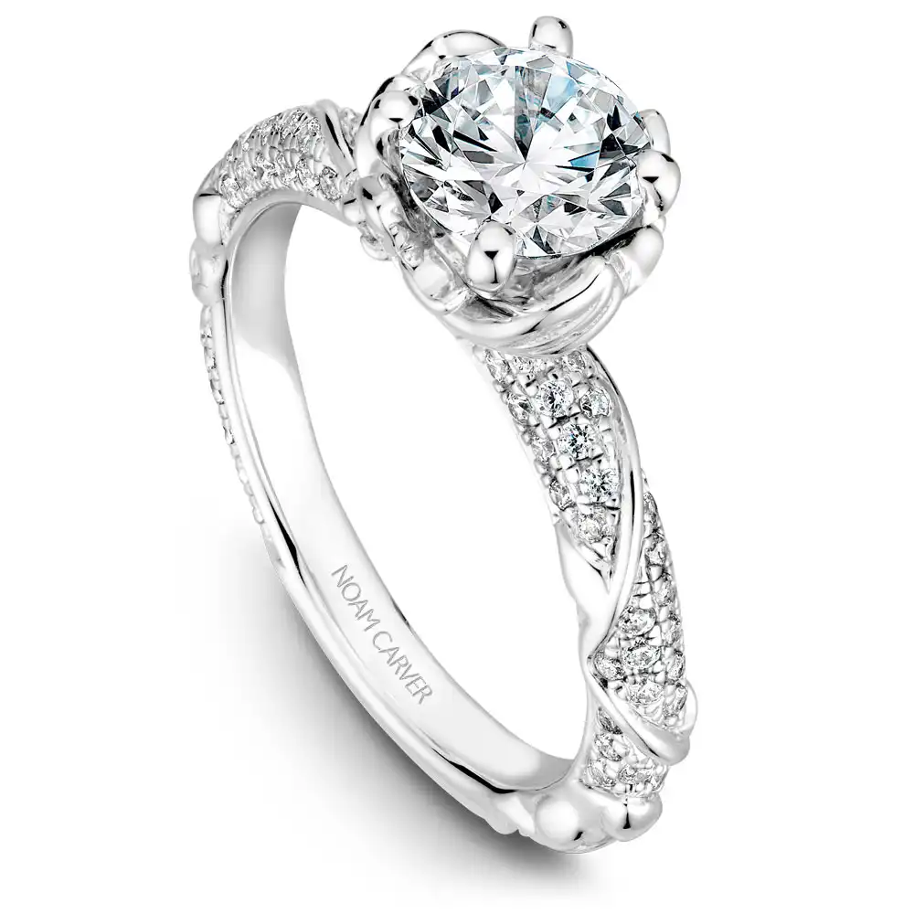 Noam Carver Semi Mount Engagement Ring