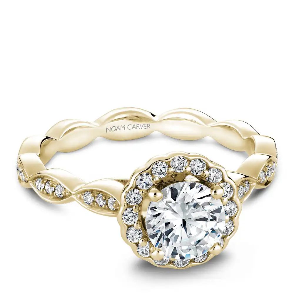 Noam Carver Semi Mount Engagement Ring