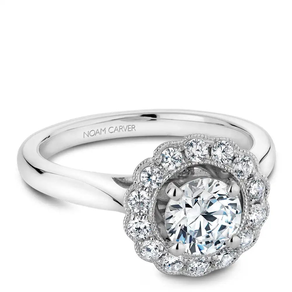 Noam Carver Semi Mount Engagement Ring