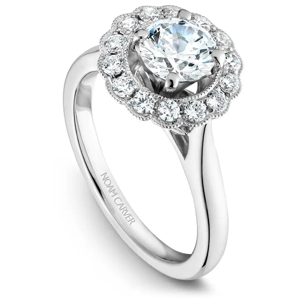 Noam Carver Semi Mount Engagement Ring