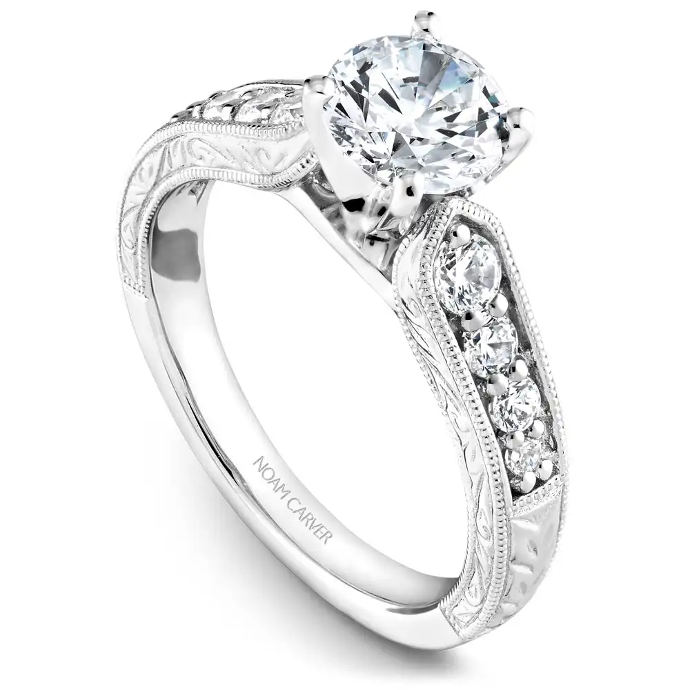 Noam Carver Semi Mount Engagement Ring