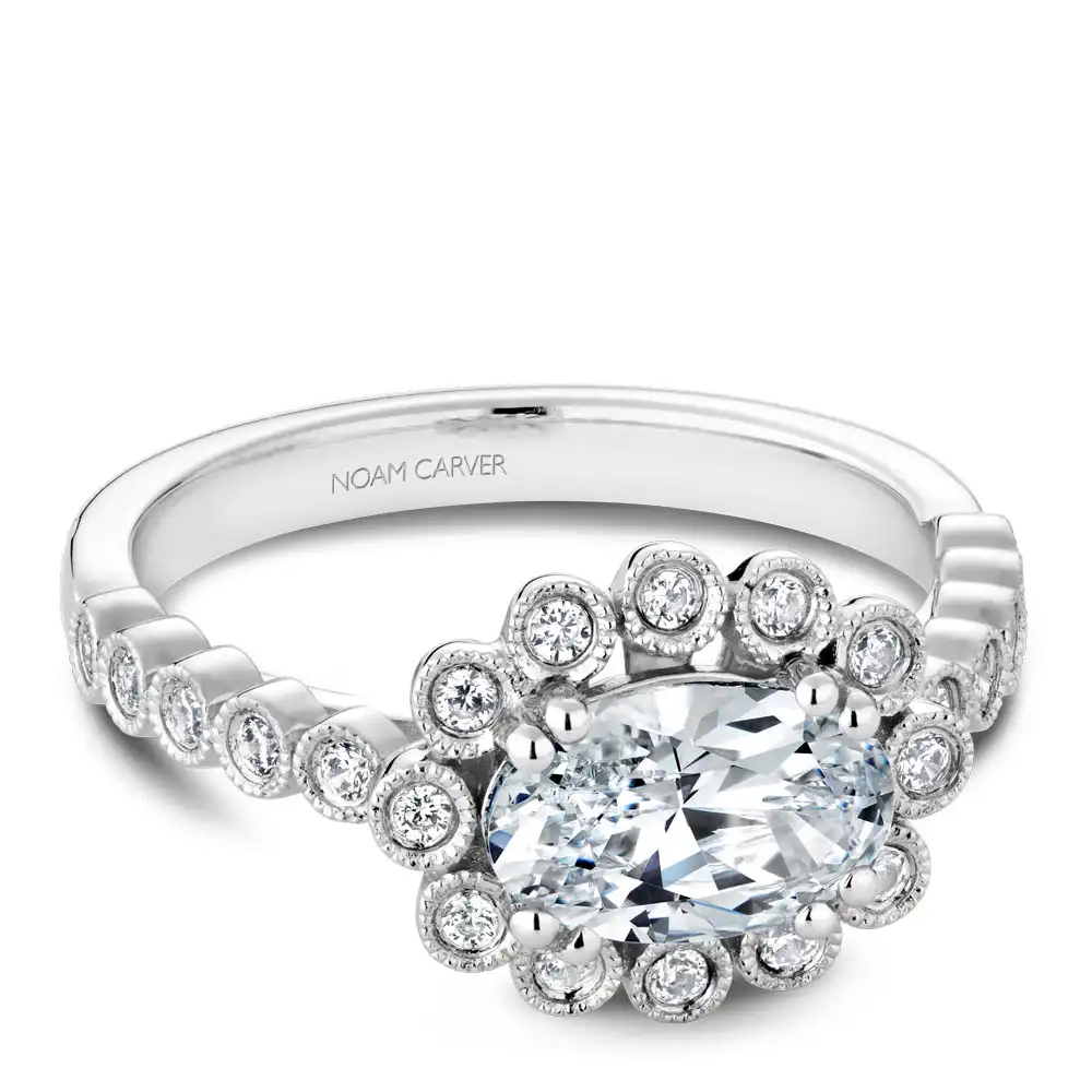 Noam Carver Semi Mount Engagement Ring