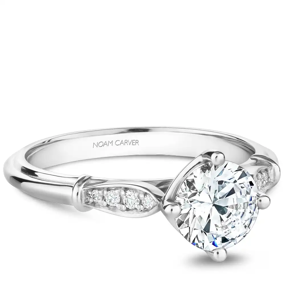 Noam Carver Semi Mount Engagement Ring