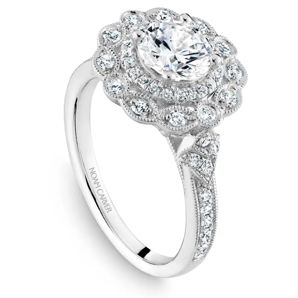 Noam Carver Semi Mount Engagement Ring