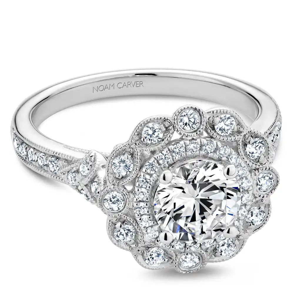 Noam Carver Semi Mount Engagement Ring