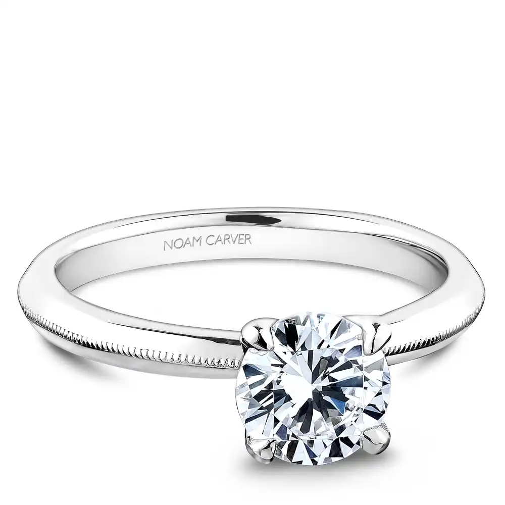 Noam Carver Semi Mount Engagement Ring