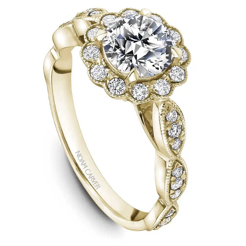 Noam Carver Semi Mount Engagement Ring