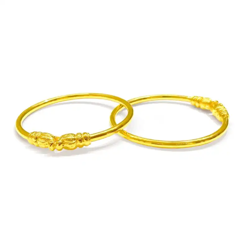 Plain 22K Gold Kada bangles