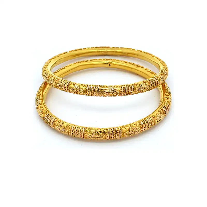 Yellow Gold Bangle Set