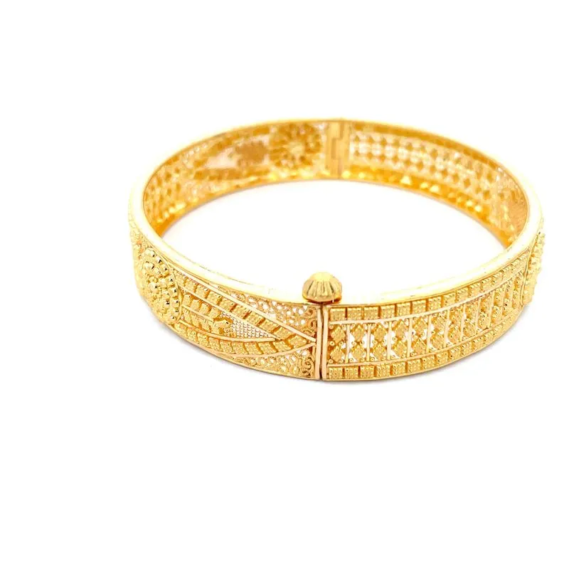 Ladies bangle pair in 22K Gold