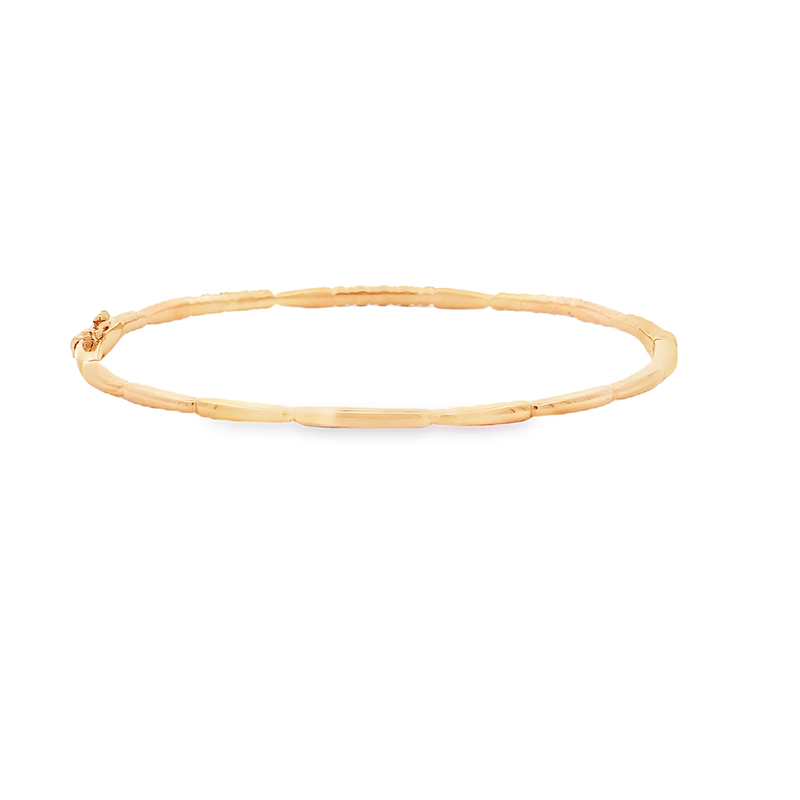 Gold Diamond Bangle Bracelet