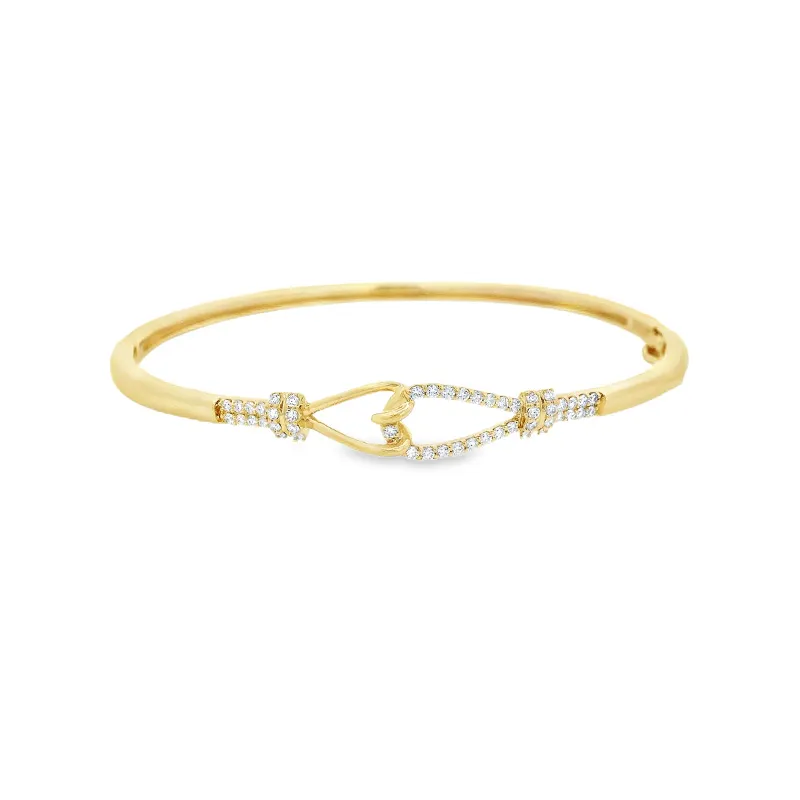 Elegant Gold Diamond Bracelet