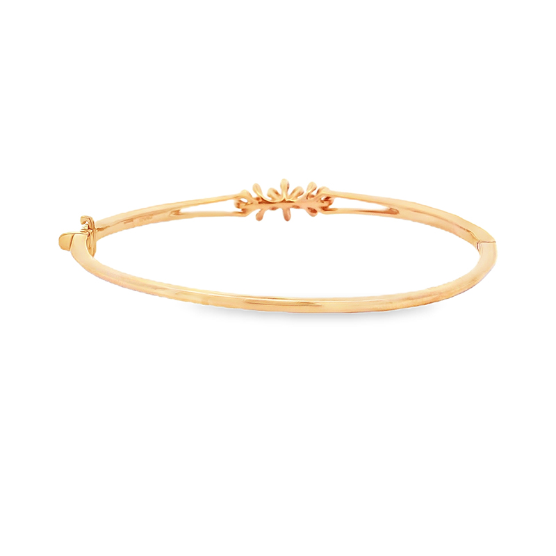 Gold Diamond Bangle Bracelet