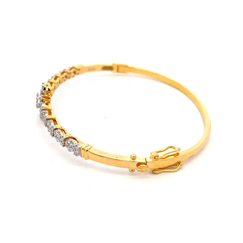 Dazzling Diamond Bangle Bracelet