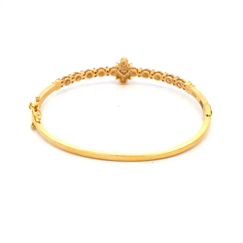 Dazzling Diamond Bangle Bracelet