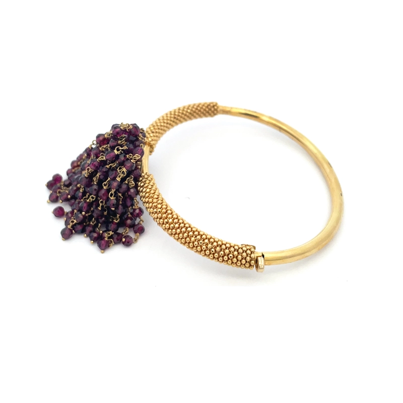 Designer Bangle Bracelet with gemstones