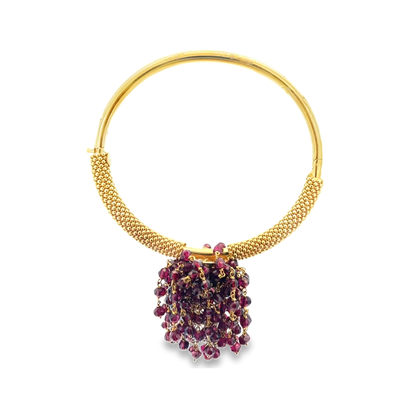 Designer Bangle Bracelet with gemstones