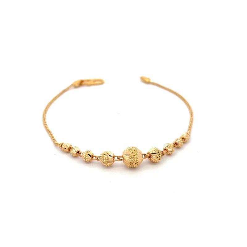 22K Yellow gold Bracelet. Length - 7.2 inch