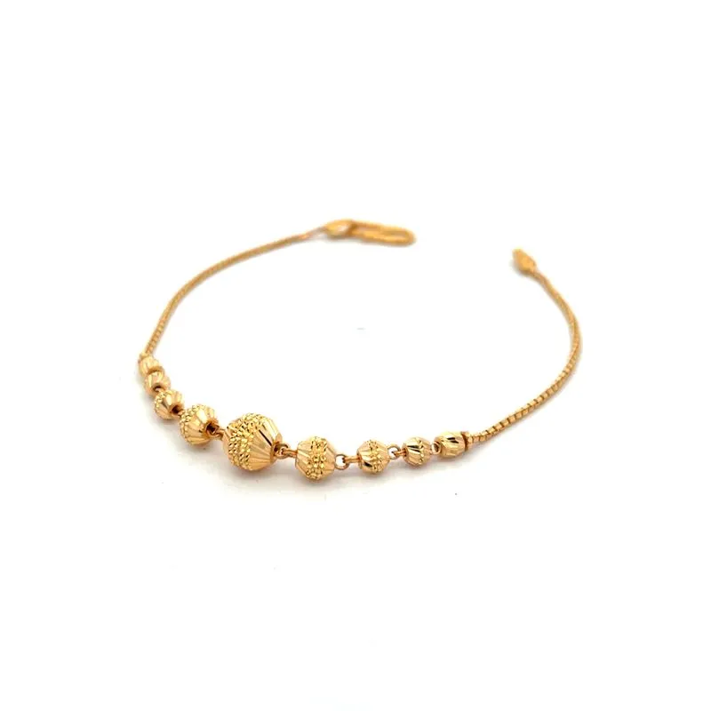 22K Yellow gold Bracelet. Length - 7.2 inch