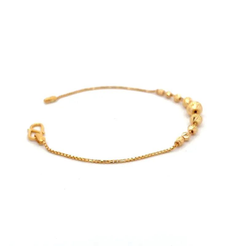 22K Yellow gold Bracelet. Length - 7.2 inch