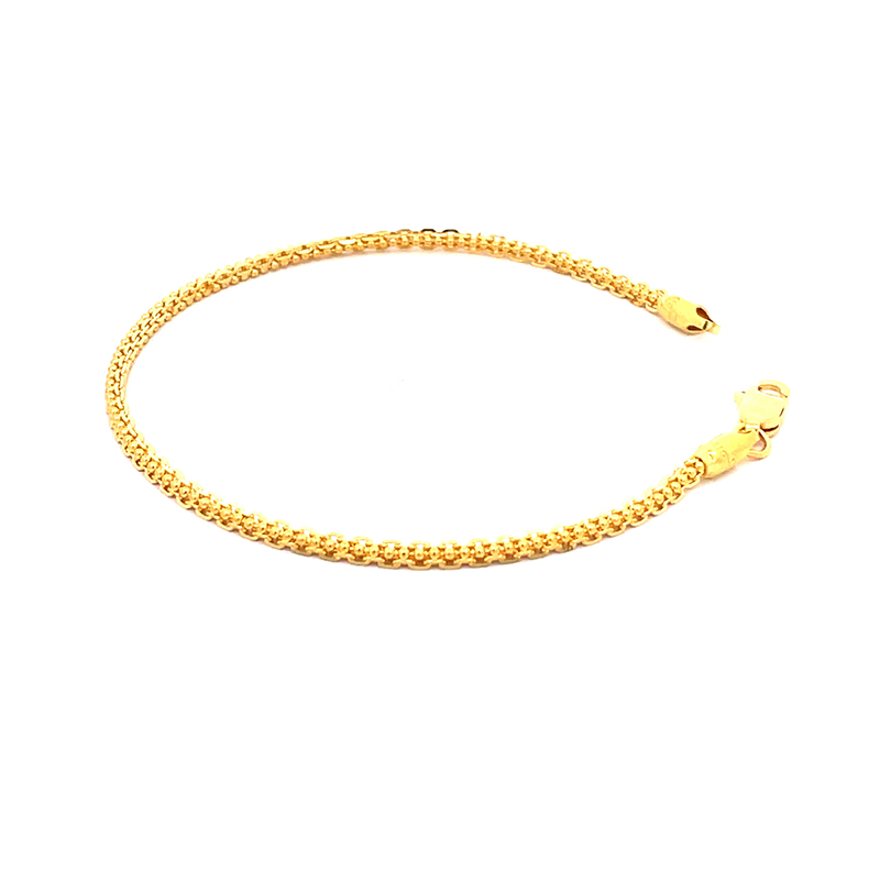 22K Gold chain Bracelet - 6.75 inch