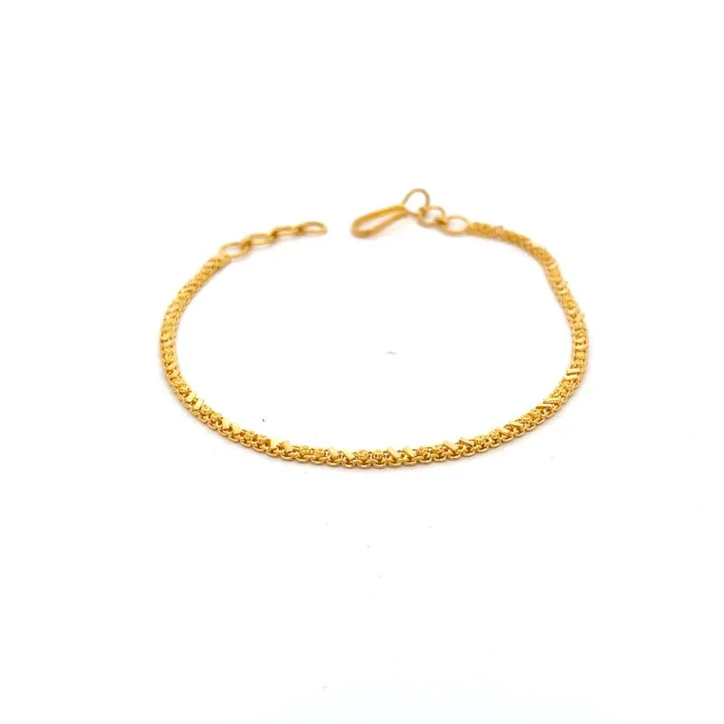 Elegant Gold Chain Bracelet - 8 inch