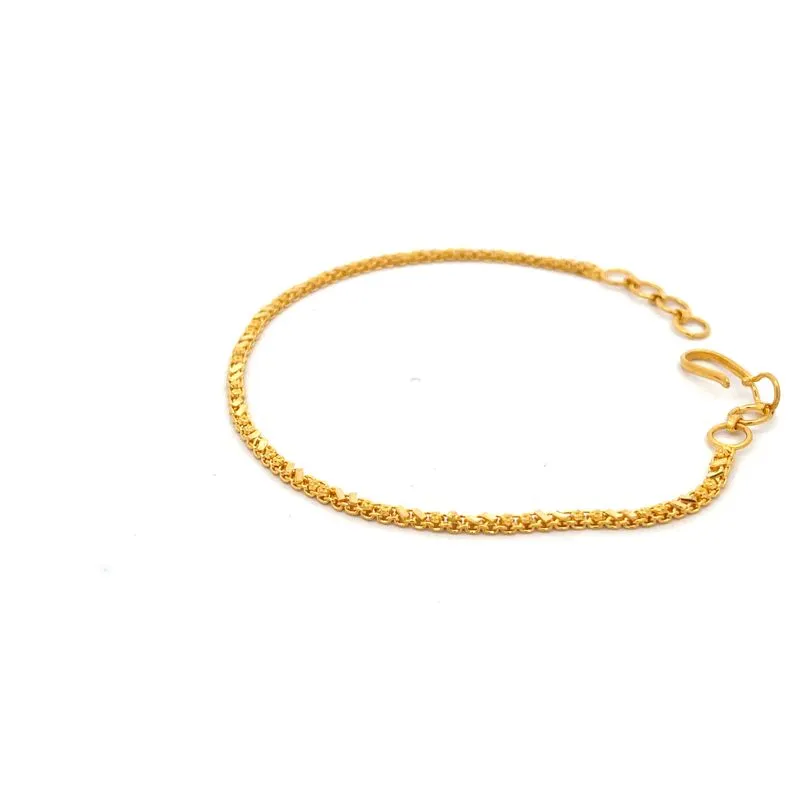 Elegant Gold Chain Bracelet - 8 inch