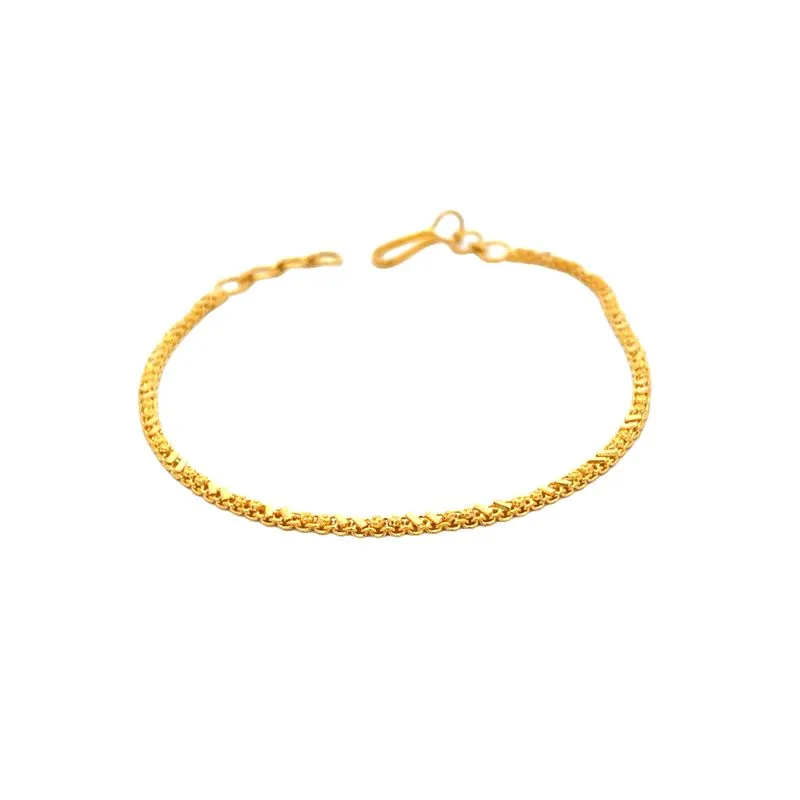 Elegant Gold Chain Bracelet - 8 inch