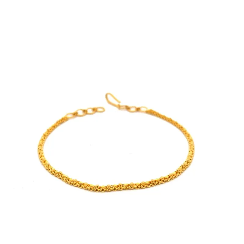 Elegant Gold Chain Bracelet - 8 inch