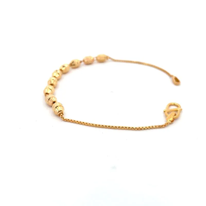 22K Yellow gold Bracelet. Length -7.2 inch